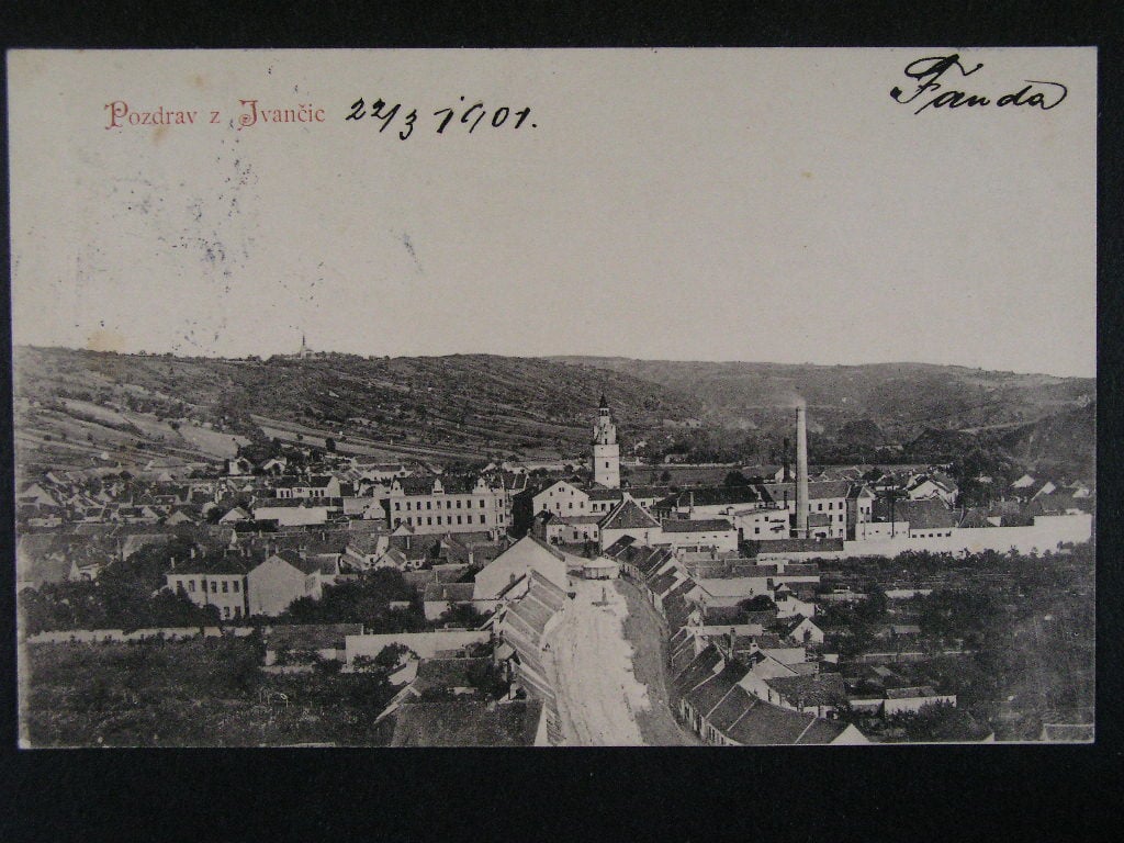 Ivančice okr. Brno venkov, prošlá 1901