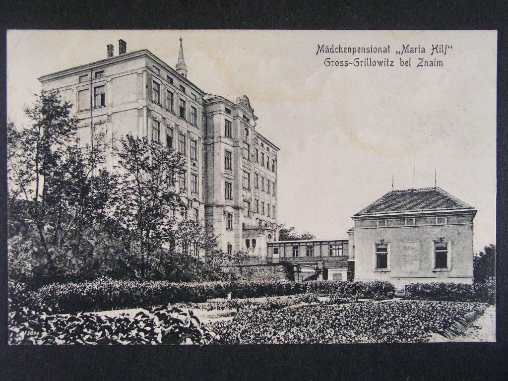 České Křídlovice okr. Znojmo, prošlá 1923