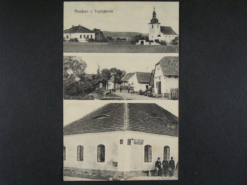 Teplejšovice okr. Benešov, prošlá 1911