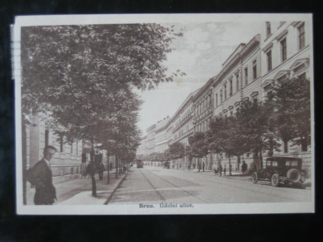Brno, Údolní ul., prošlá 1940