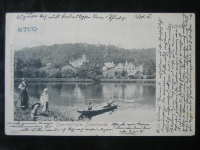 Brno, Pisárky, prošlá 1901