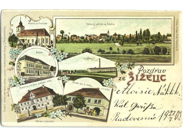 Žiželice okr.Kolín, 1903
