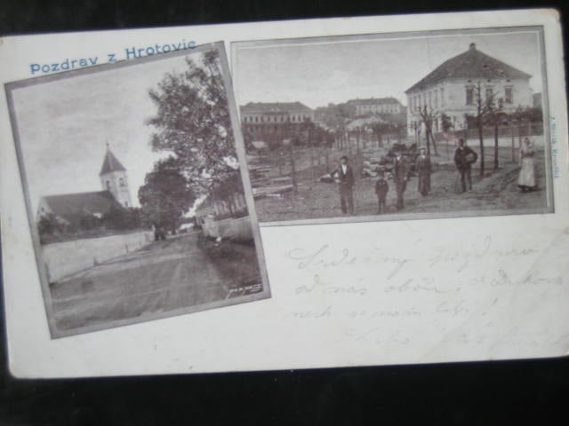 Hrotovice, prošlá 1900
