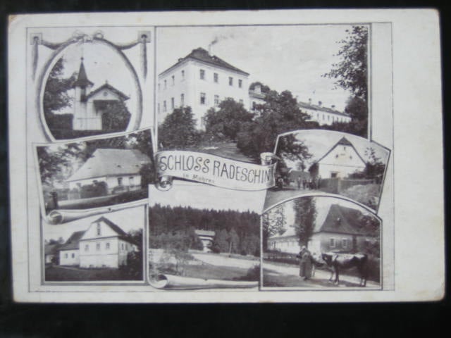 Radešín, prošlá 1909