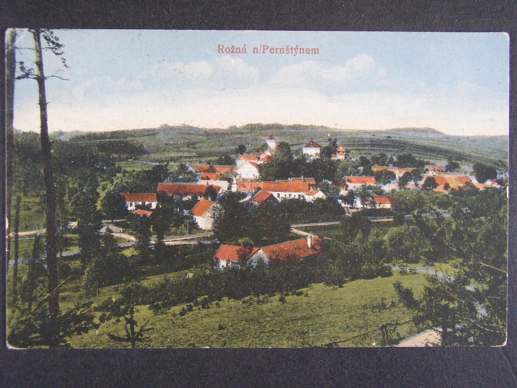 Rožná pod Pernštýnem okr. Žďár nad Sázavou, prošlá 1929