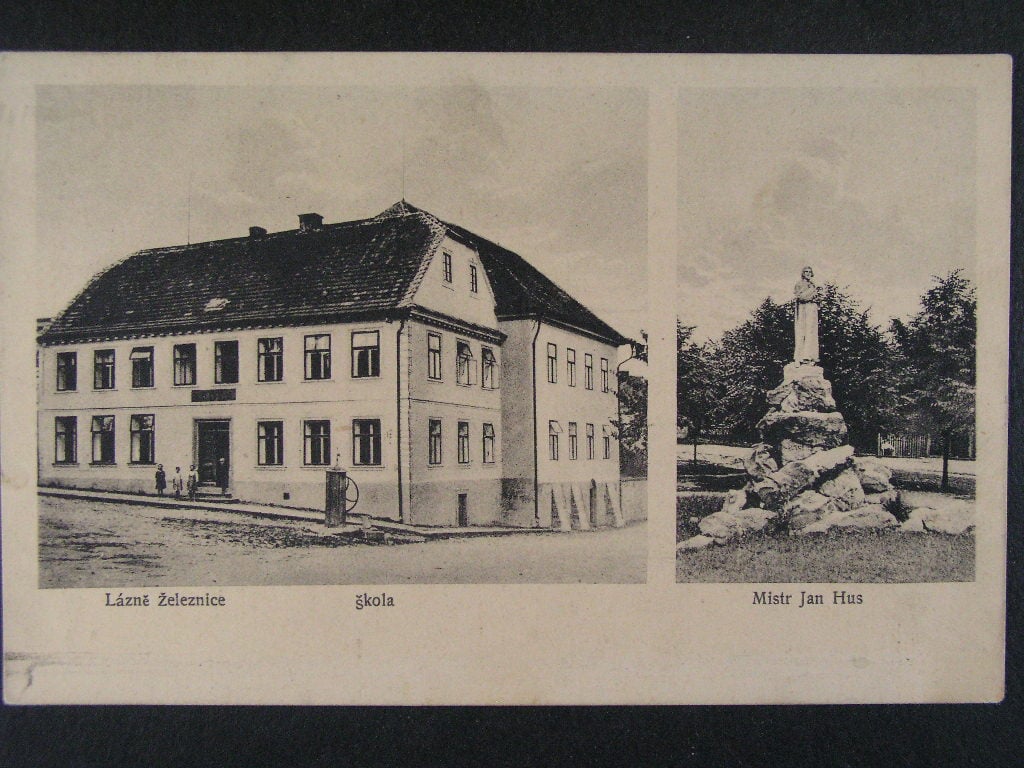 Lázně Železnice okr. Jičín, prošlá  1932
