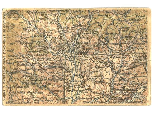 Brno, mapa