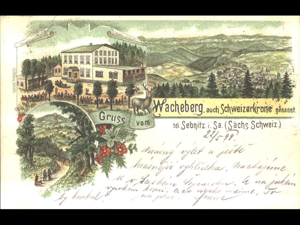 Wacheberg bei Sebnitz, lito., 1899