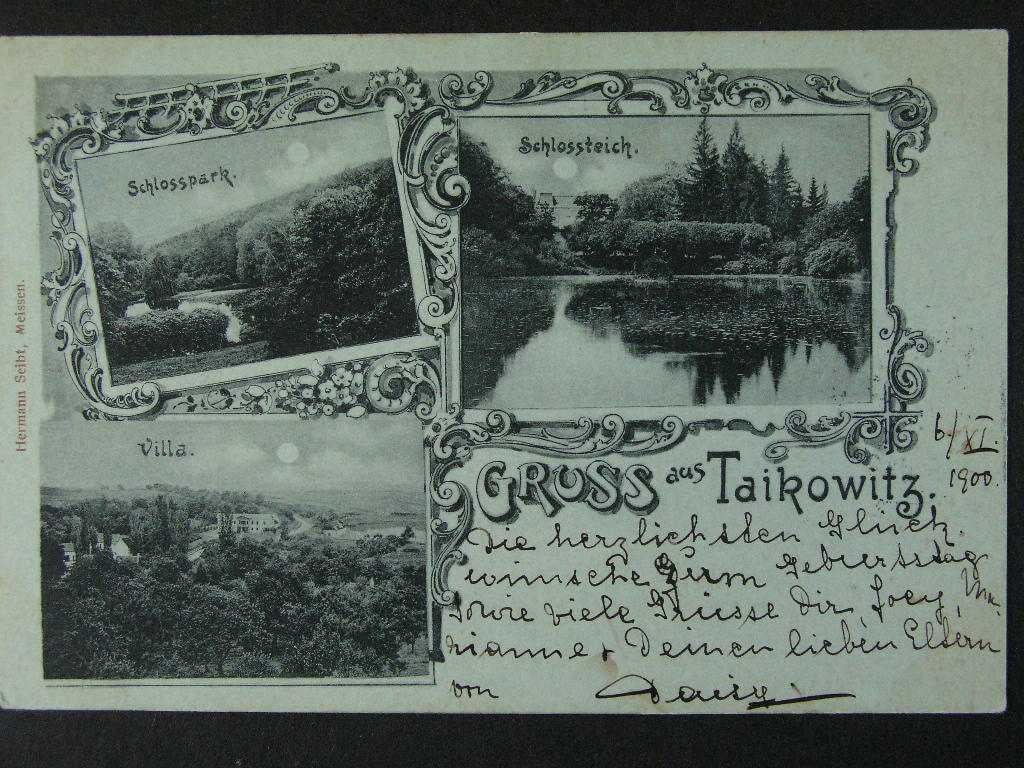 Tavíkovice okr. Znojmo, prošlá 1900