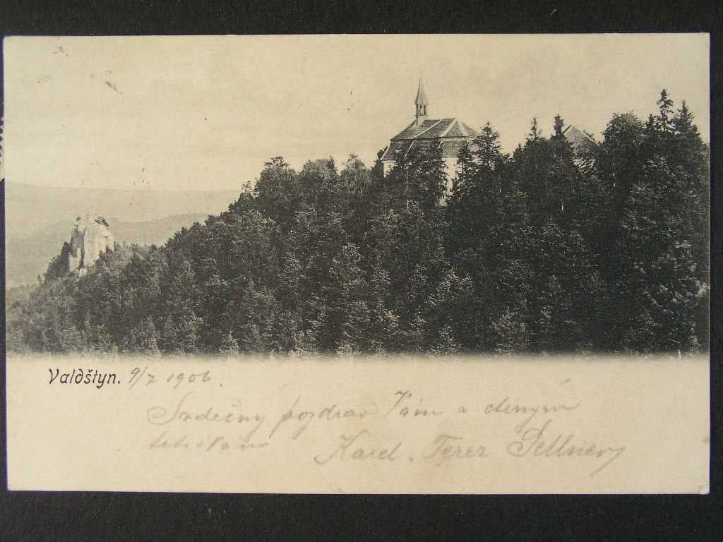 Voldštýn okr. Semily, prošlá 1906