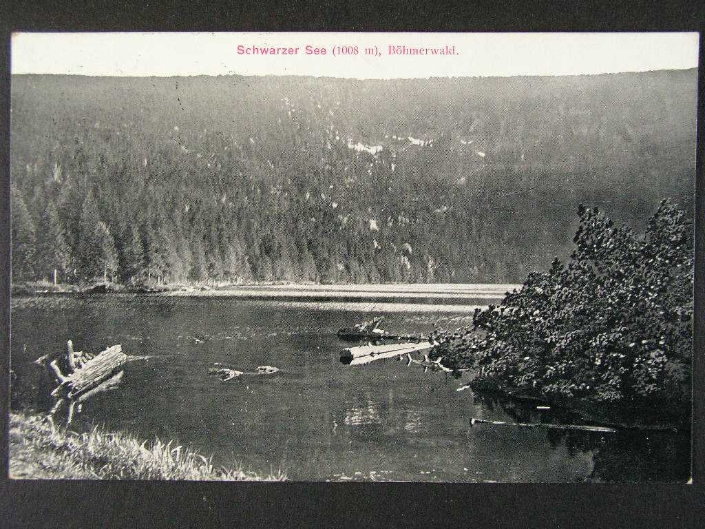 Černé jezero okr. Klatovy, prošlá 1911