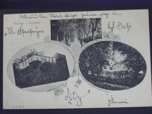 Loučeň třízáběrová, prošlá 1907