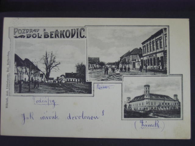 Dolní Beřkovice, prošlá 1910