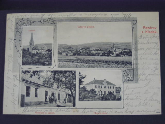 Kladky čtyřzáběrová, prošlá 1908