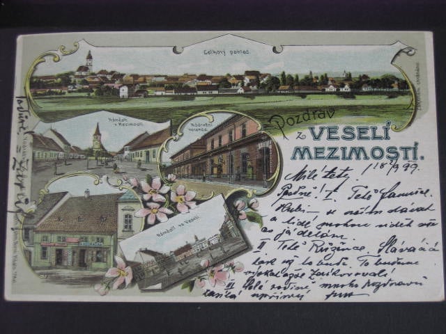 Veselí Mezimostí lito., prošlá 1899