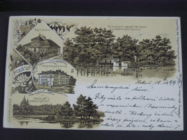 Třeboň lito., prošlá 1899