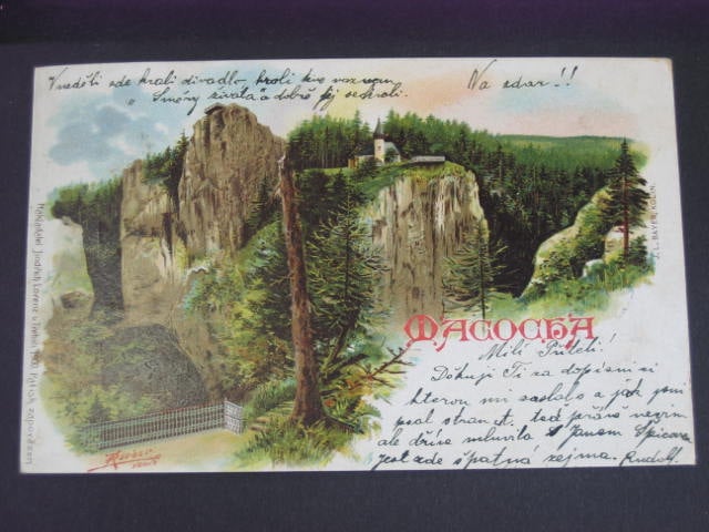 Macocha lito., prošlá 1903