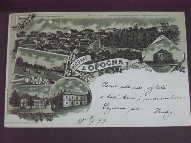 Opočno lito., prošlá 1899