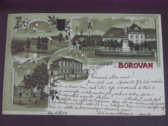Borovan lito., prošlá 1899