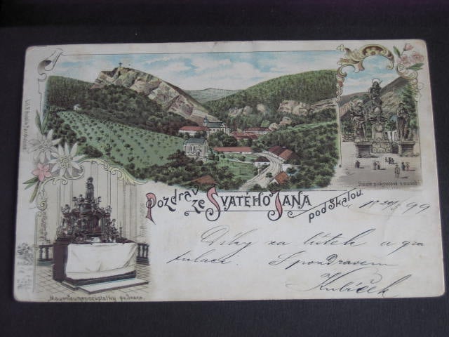 Sv. Jan pod Skalou lito., prošlá 1899