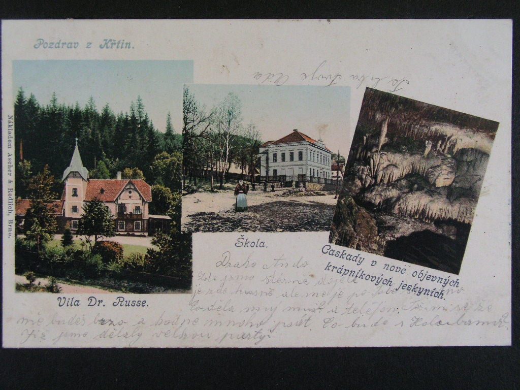 Křtiny okr. Blansko, prošlá 1903