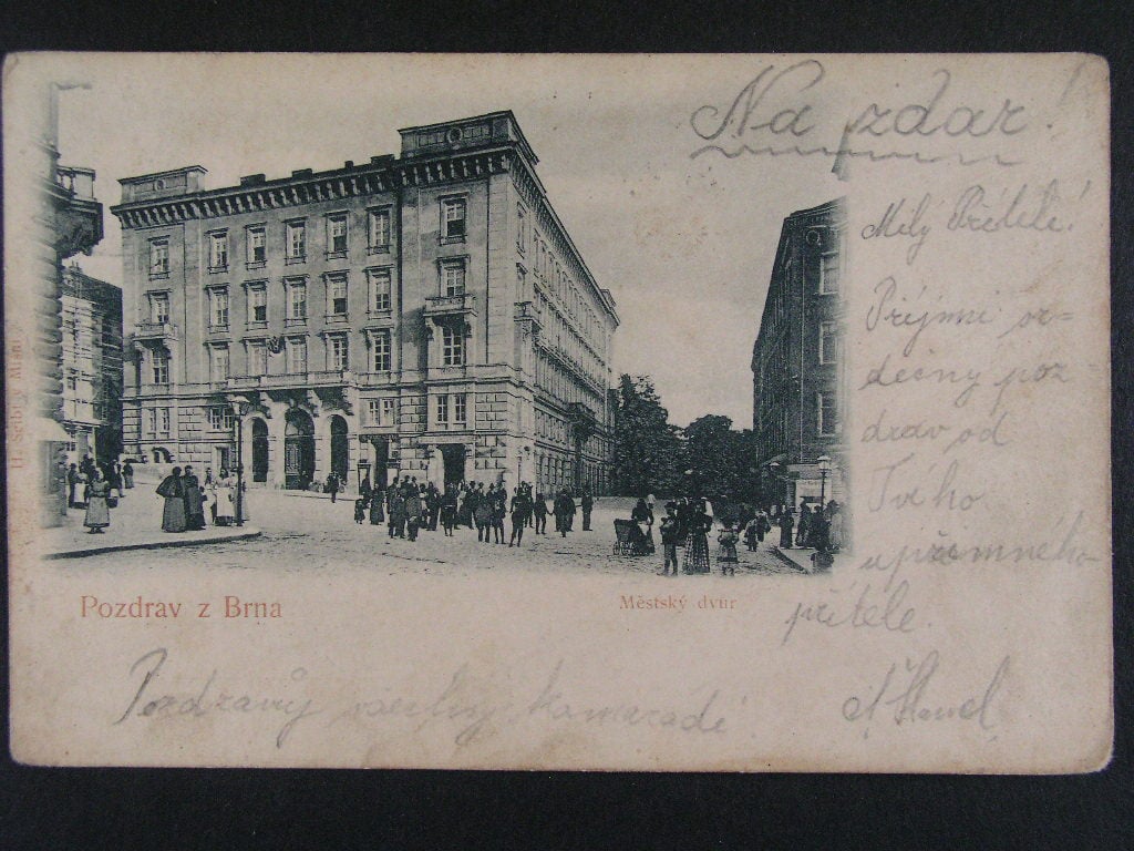 Brno Šilingrovo náměstí, prošlá 1902