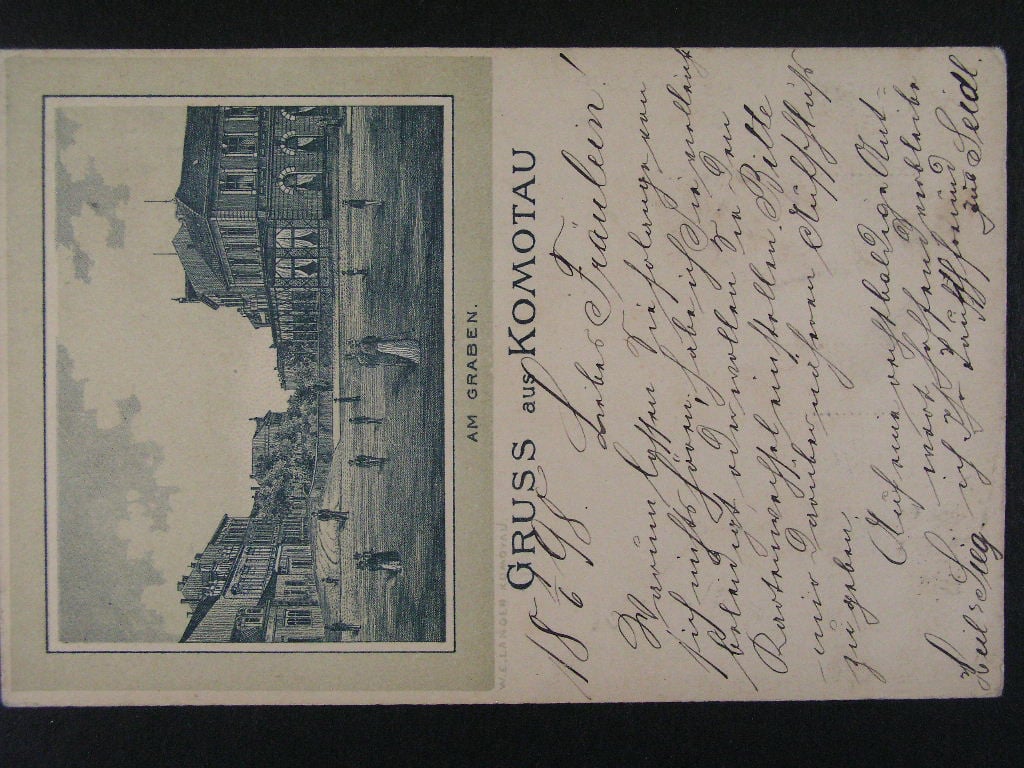 Chomutov, prošlá 1898