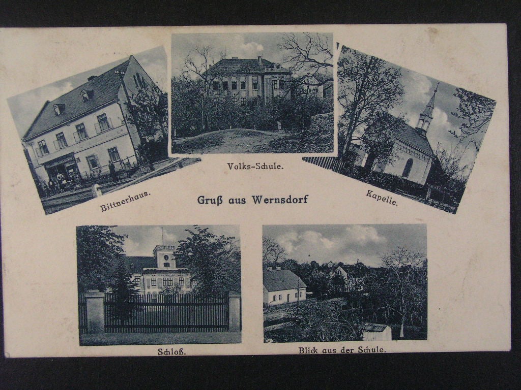 Veřovice okr. Nový Jičín, prošlá 1935