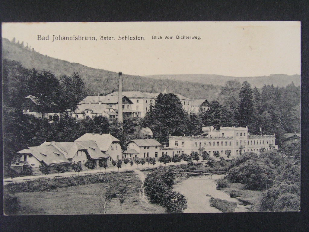 Jánské Koupele okr. Opava, prošlá 1919