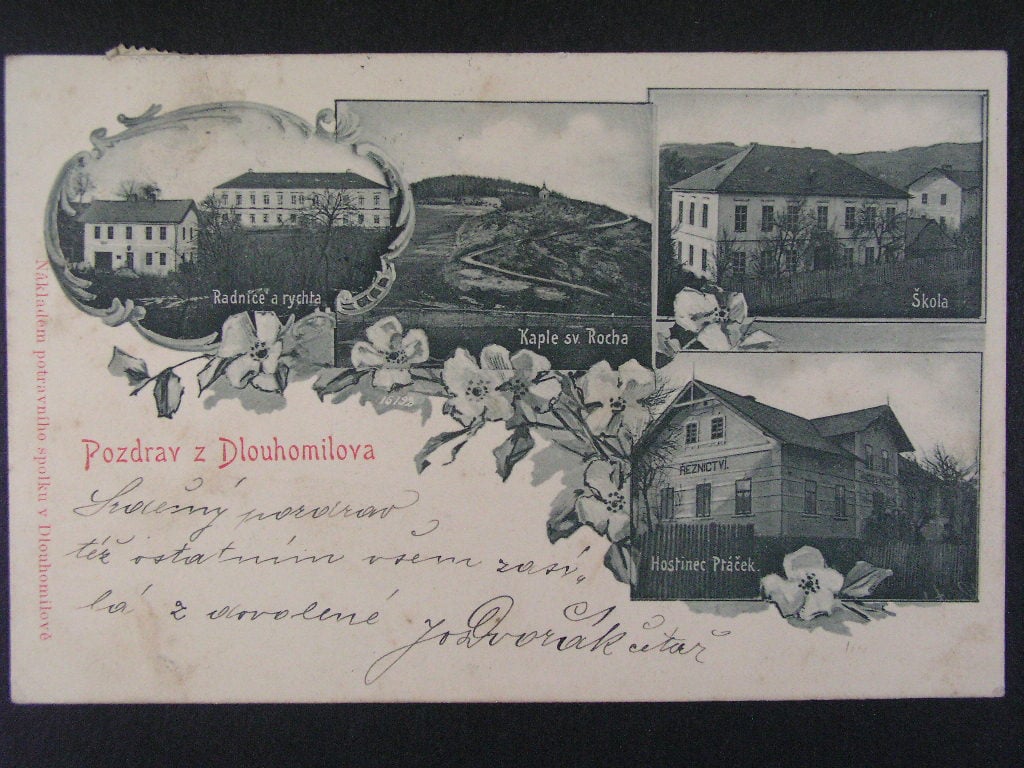 Dlouhomilov okr. Šumperk, prošlá 1903