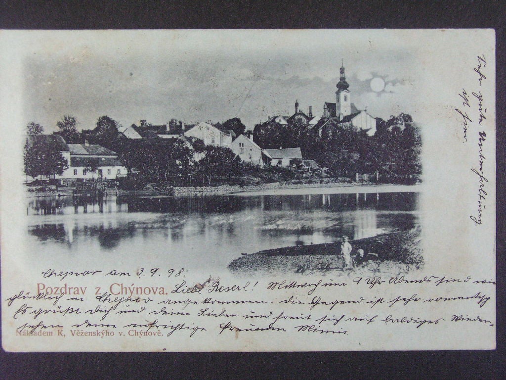 Chýnov okr. Tábor, prošlá 1898