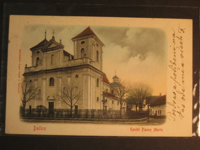 Dašice, bar. pohl. kostel Panny Marie, prošlá