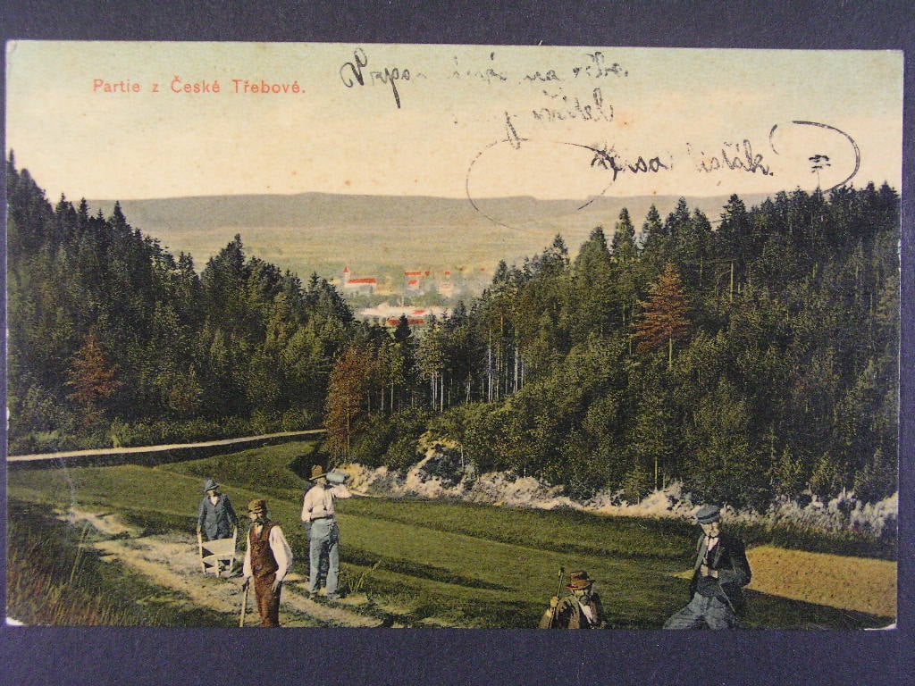 Česká Třebová okr. Ústí nad Orlicí, prošlá 1907