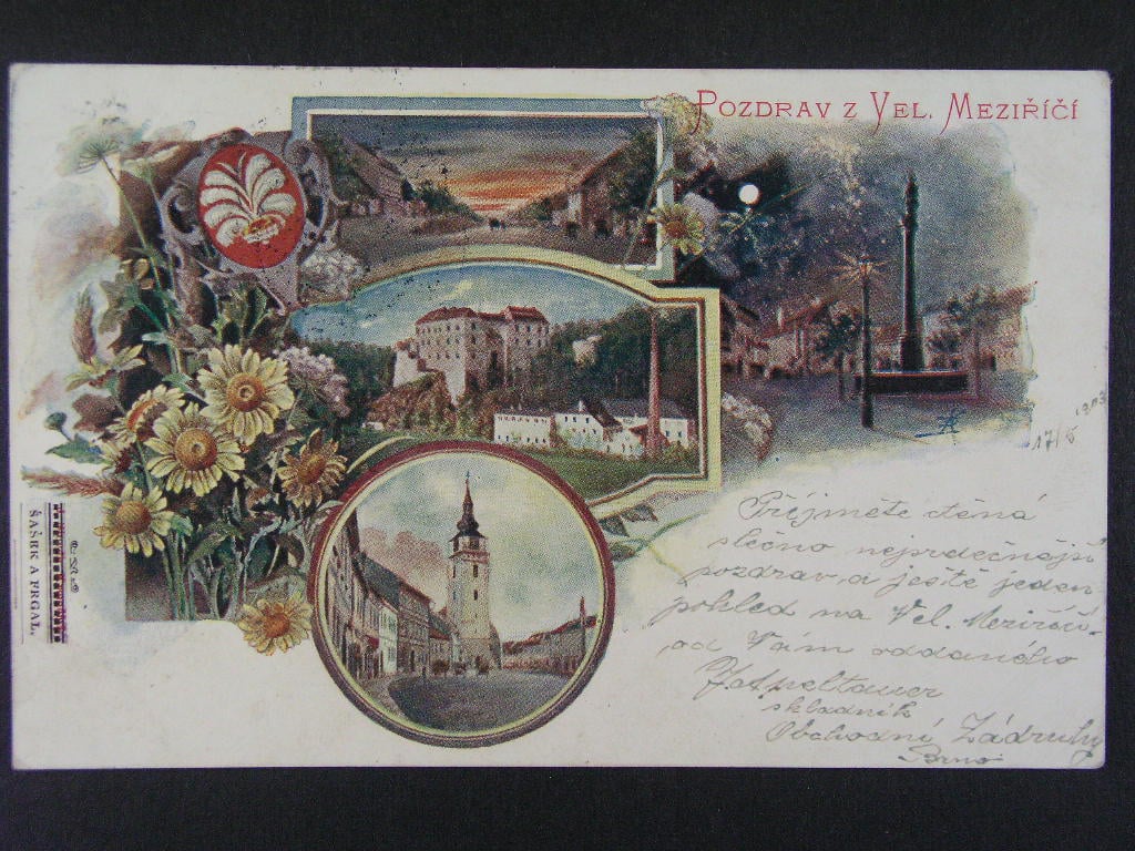 Velké Meziříčí okr. Žďár nad Sázavou, prošlá 1903