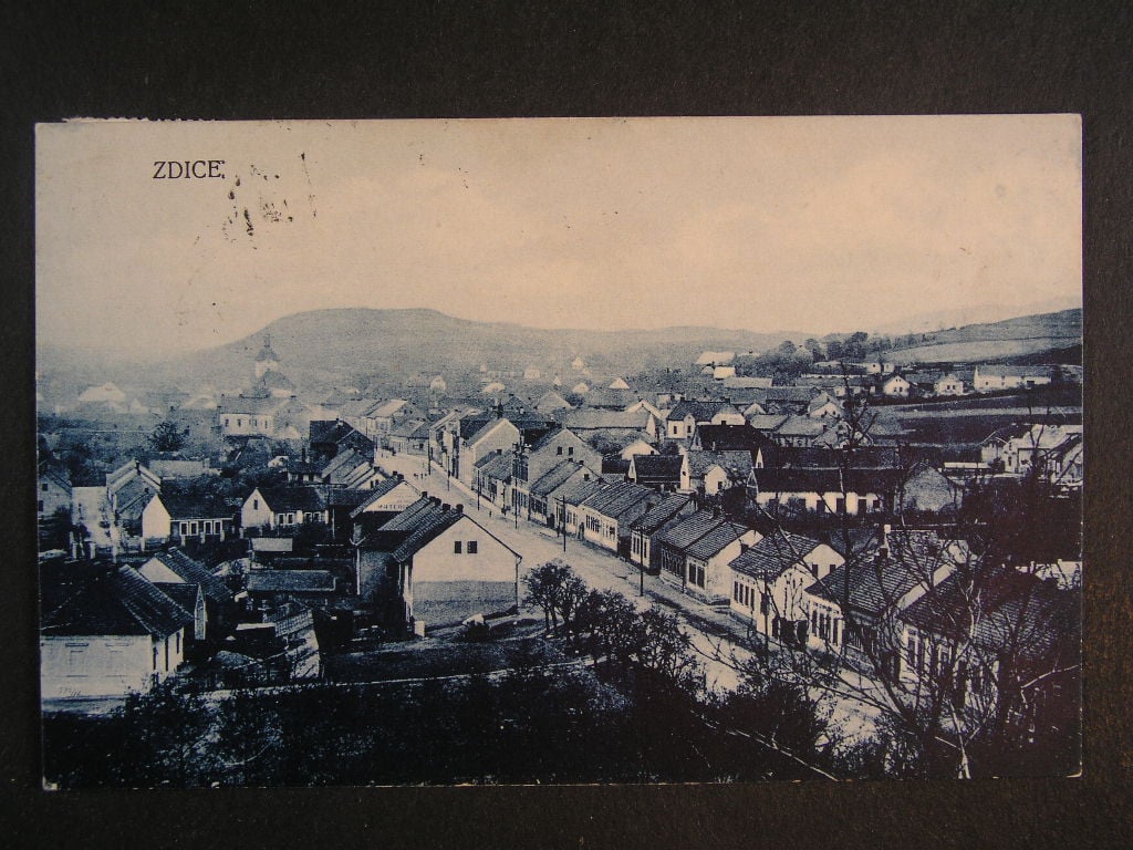 Zdice okr. Beroun, prošlá 1920