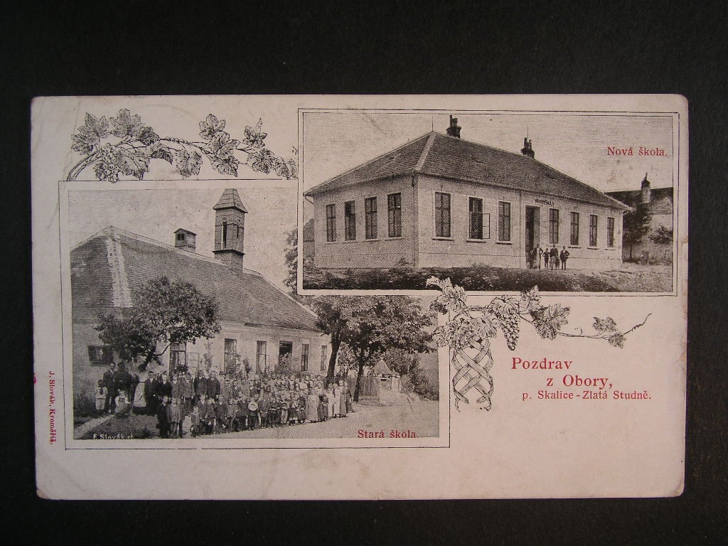Obora okr. Blansko, prošlá 1915