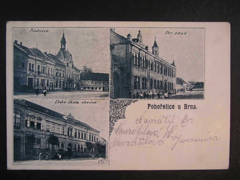 Pohořelice okr Brno venkov, prošlá, odstraněná známka