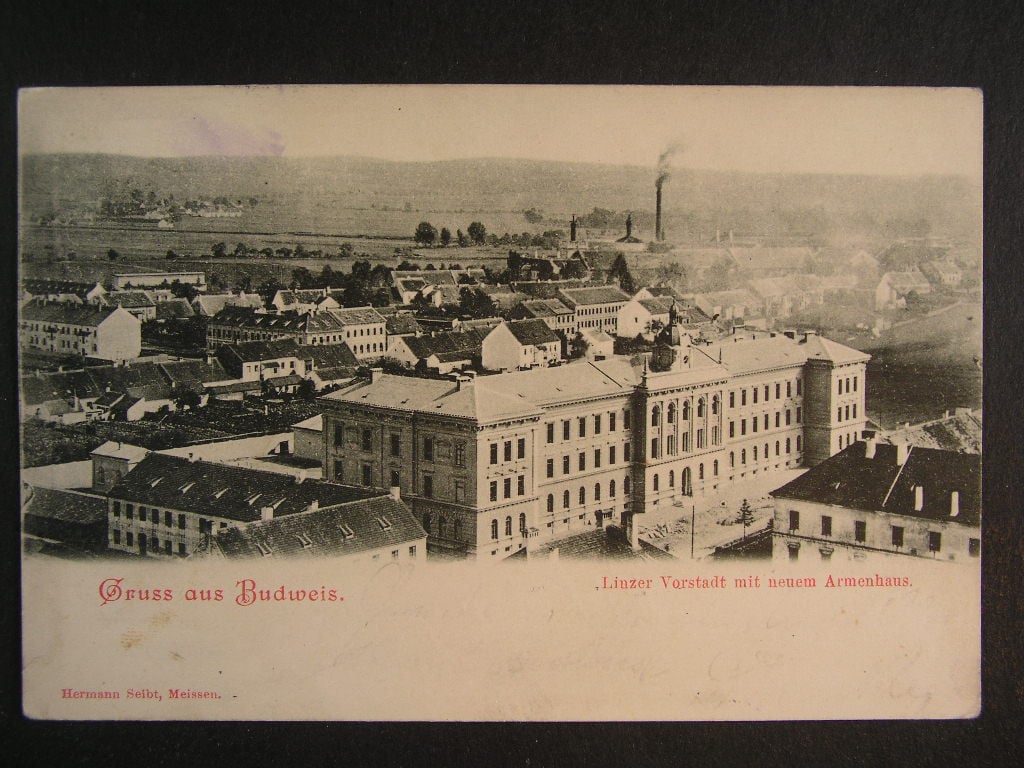 České Budějovice, prošlá 1899, odstraněná známka