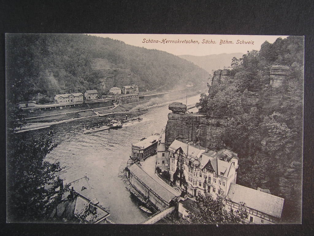 Hřensko okr Děčín, neprošlá