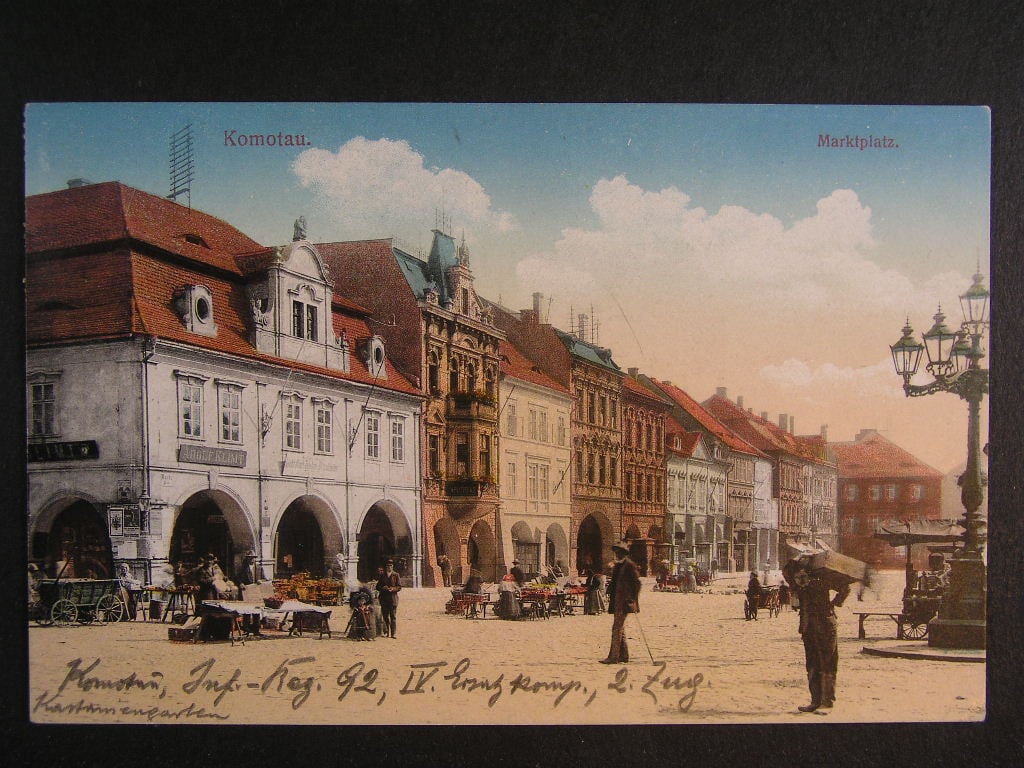 Chomutov, prošlá 1915