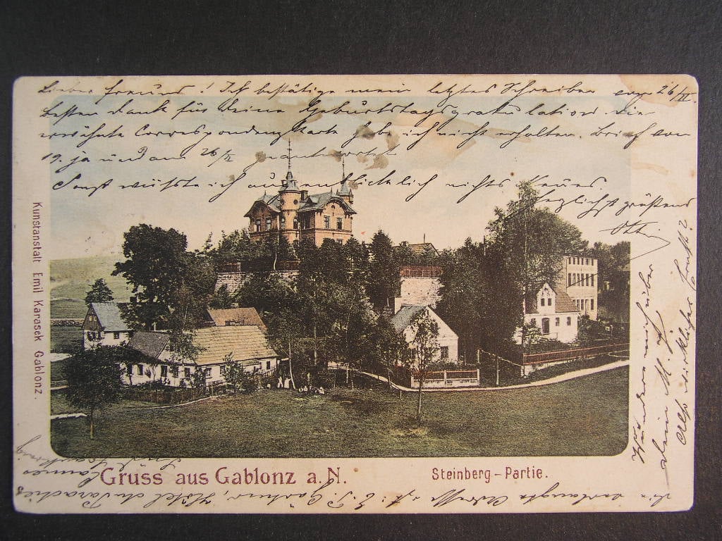 Jablonec nad Nisou, prošlá 1906, odstraněná známka