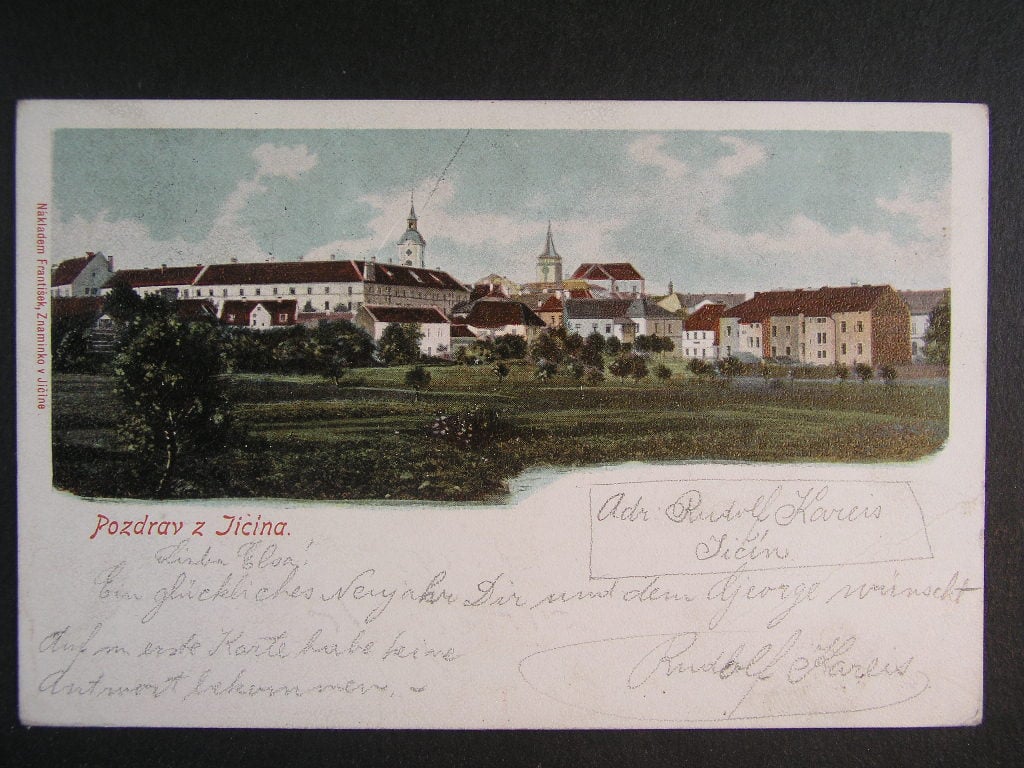 Jičín, prošlá 1900