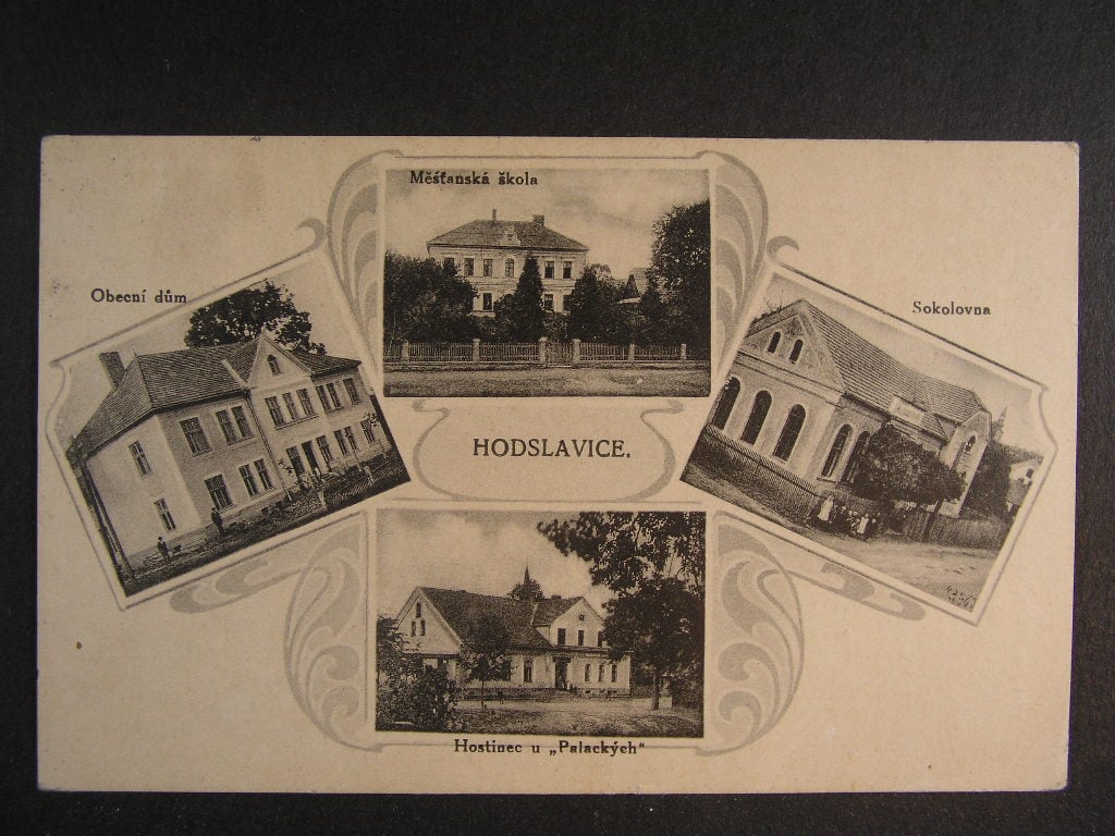 Hodslavice okr. Nový Jičín, prošlá 1926