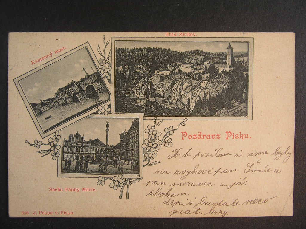 Písek, prošlá 1899