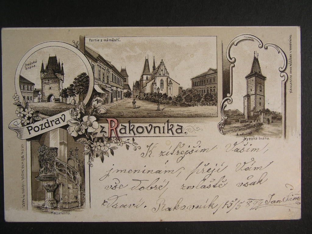 Rakovník, prošlá 1899