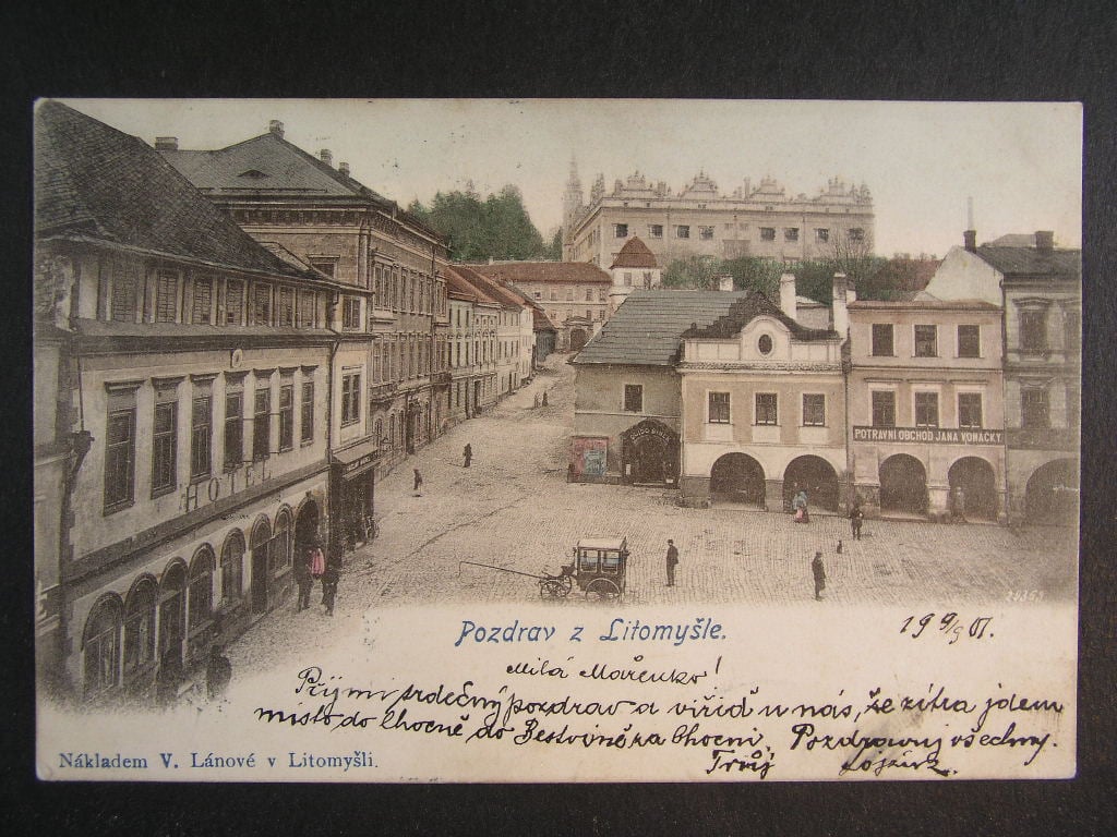 Litomyšl okr. Svitavy, prošlá 1901