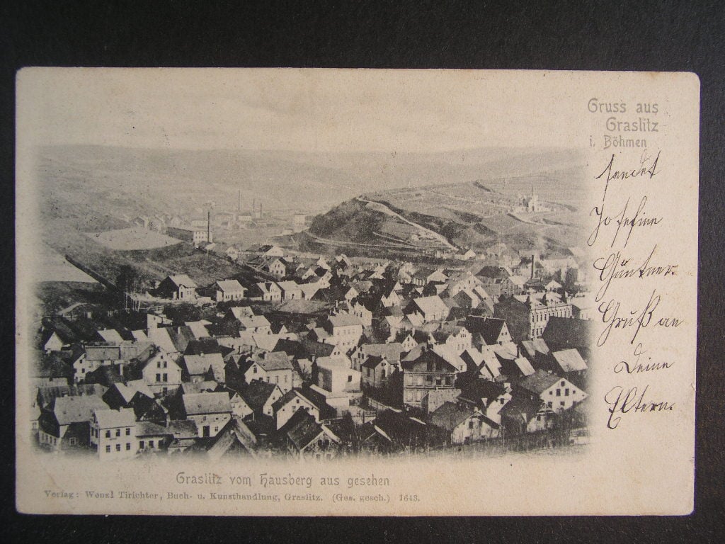 Kraslice okr. Sokolov, prošlá 1902
