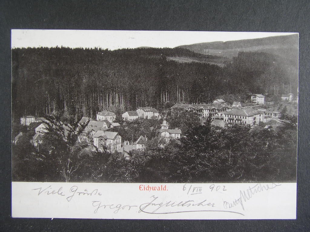 Dubí okr. Teplice, prošlá 1902