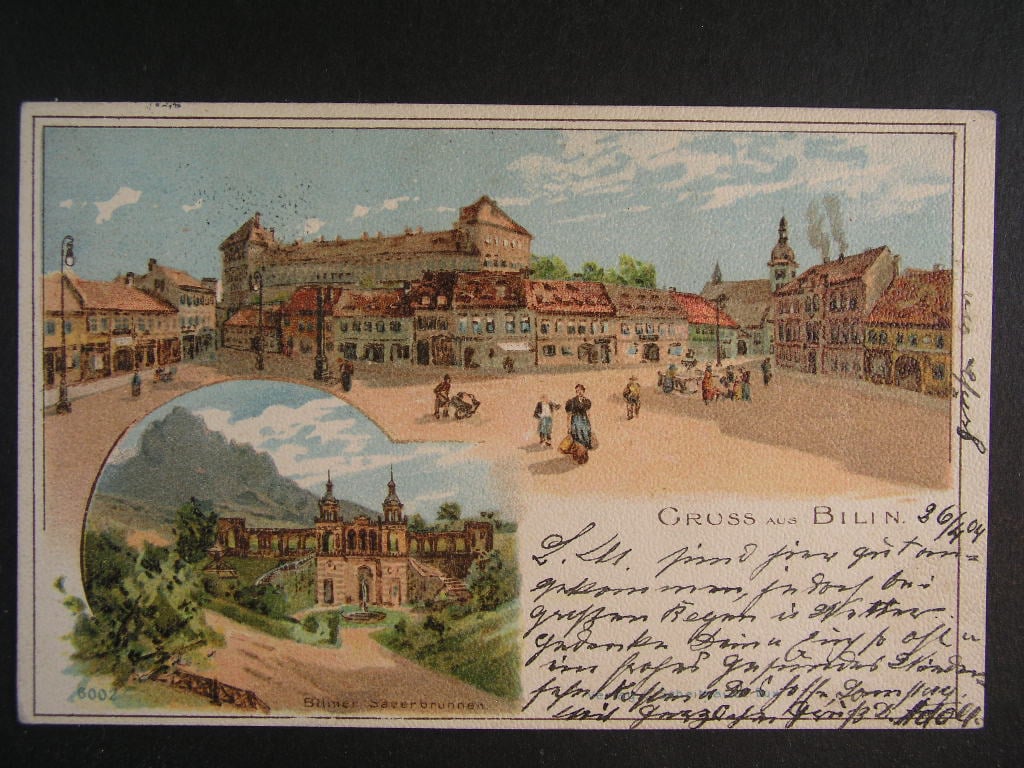 Bílina okr. Teplice, prošlá 1904