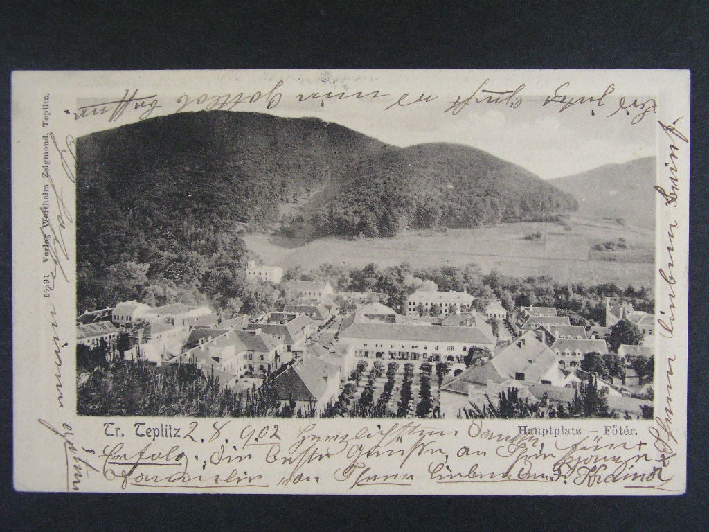 Trenčianské Teplice, prošlá 1902